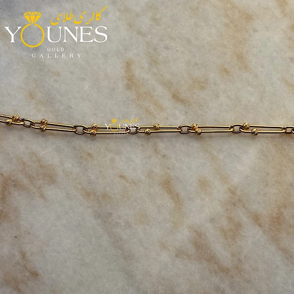 دستبند طلا دیپلمات گوی دار